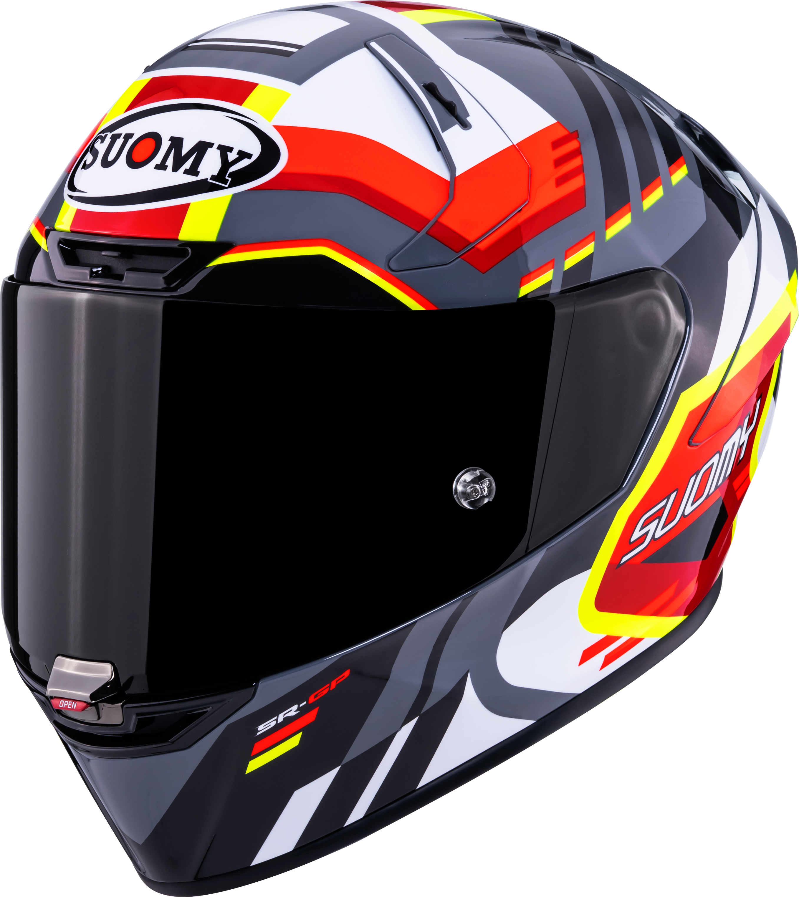 Suomy SR-GP Evo Helm Infrared Weiß/Schwarz/Rot K6S20024