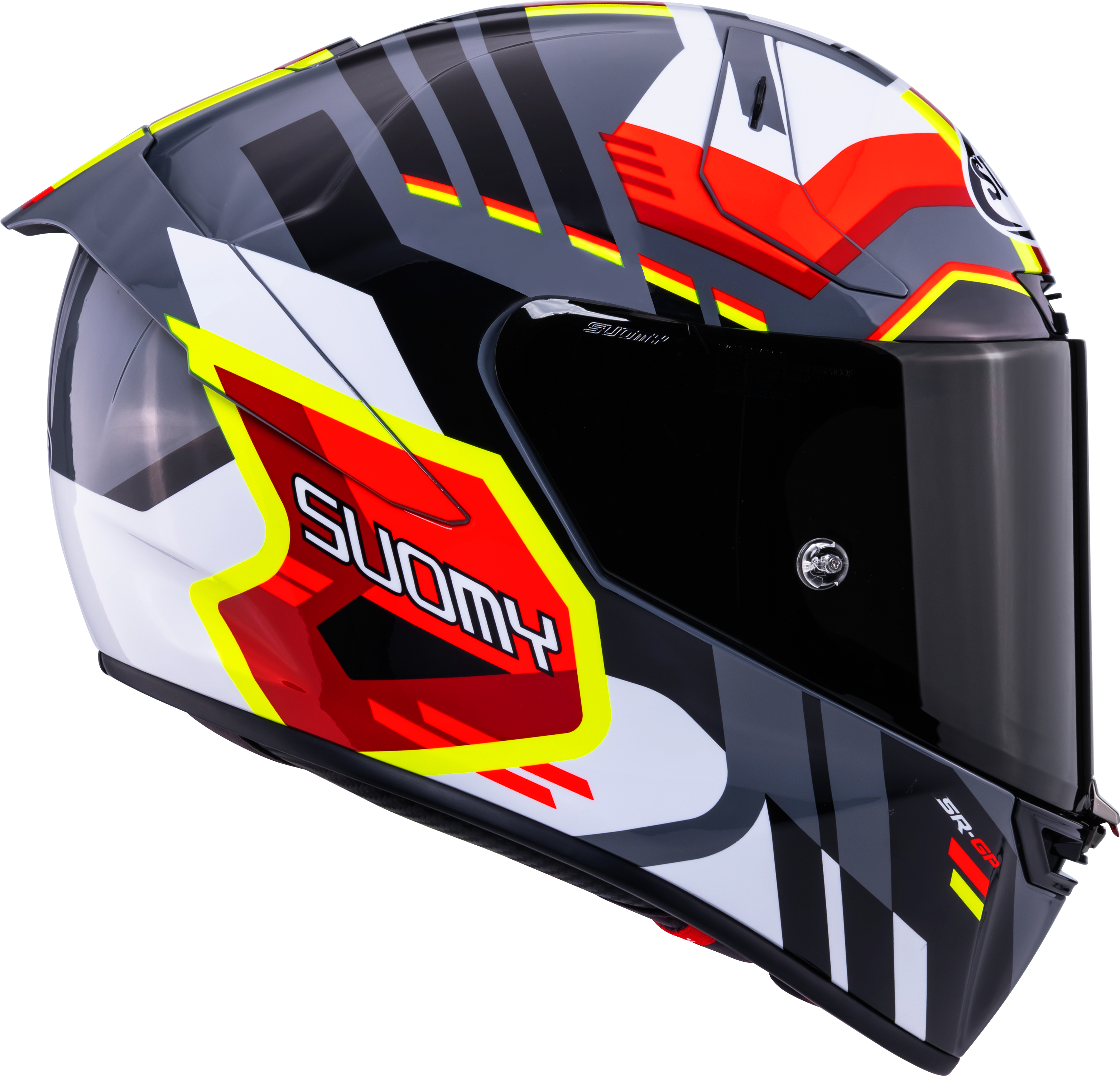 Suomy SR-GP Evo Helm Infrared Weiß/Schwarz/Rot K6S20024