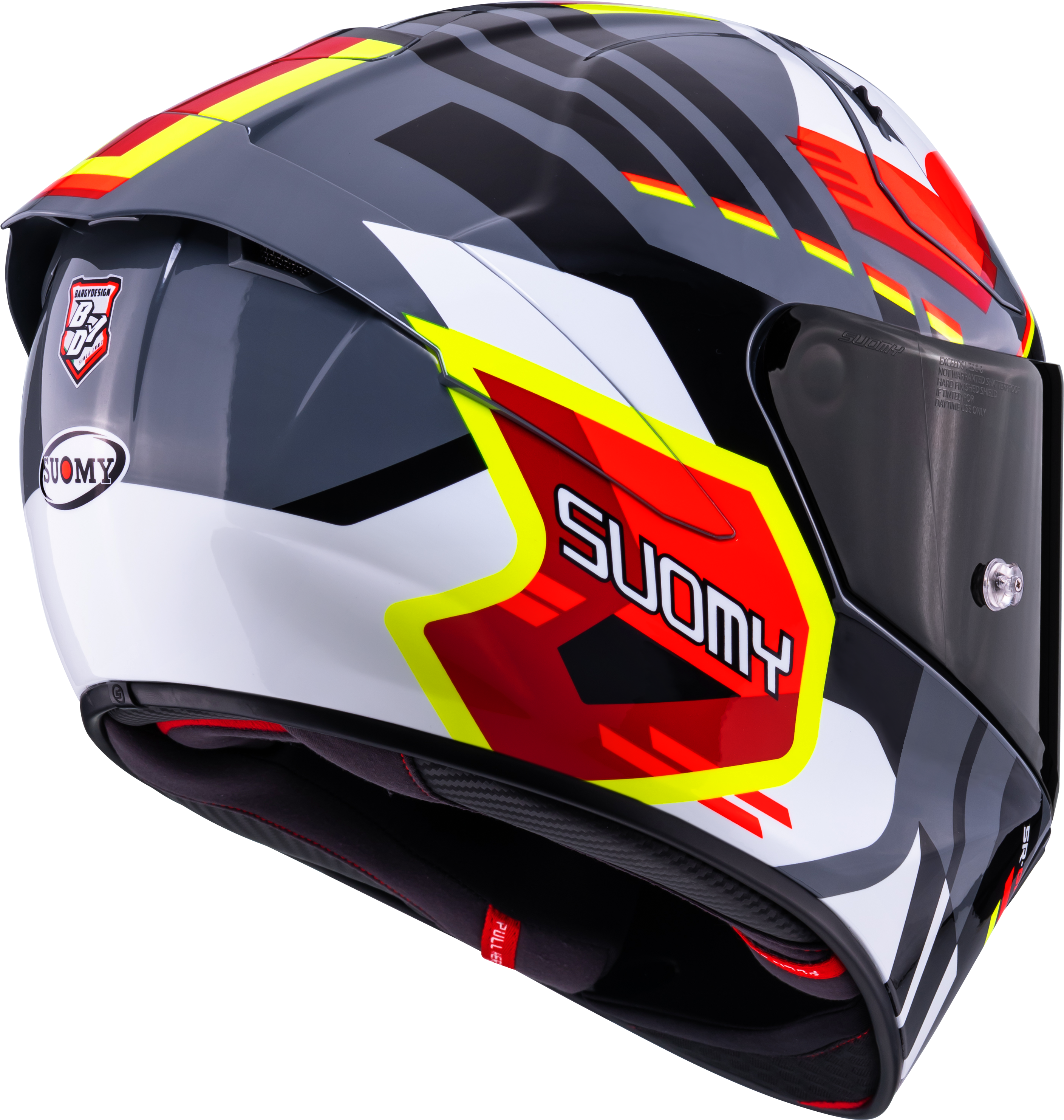 Suomy SR-GP Evo Helm Infrared Weiß/Schwarz/Rot K6S20024