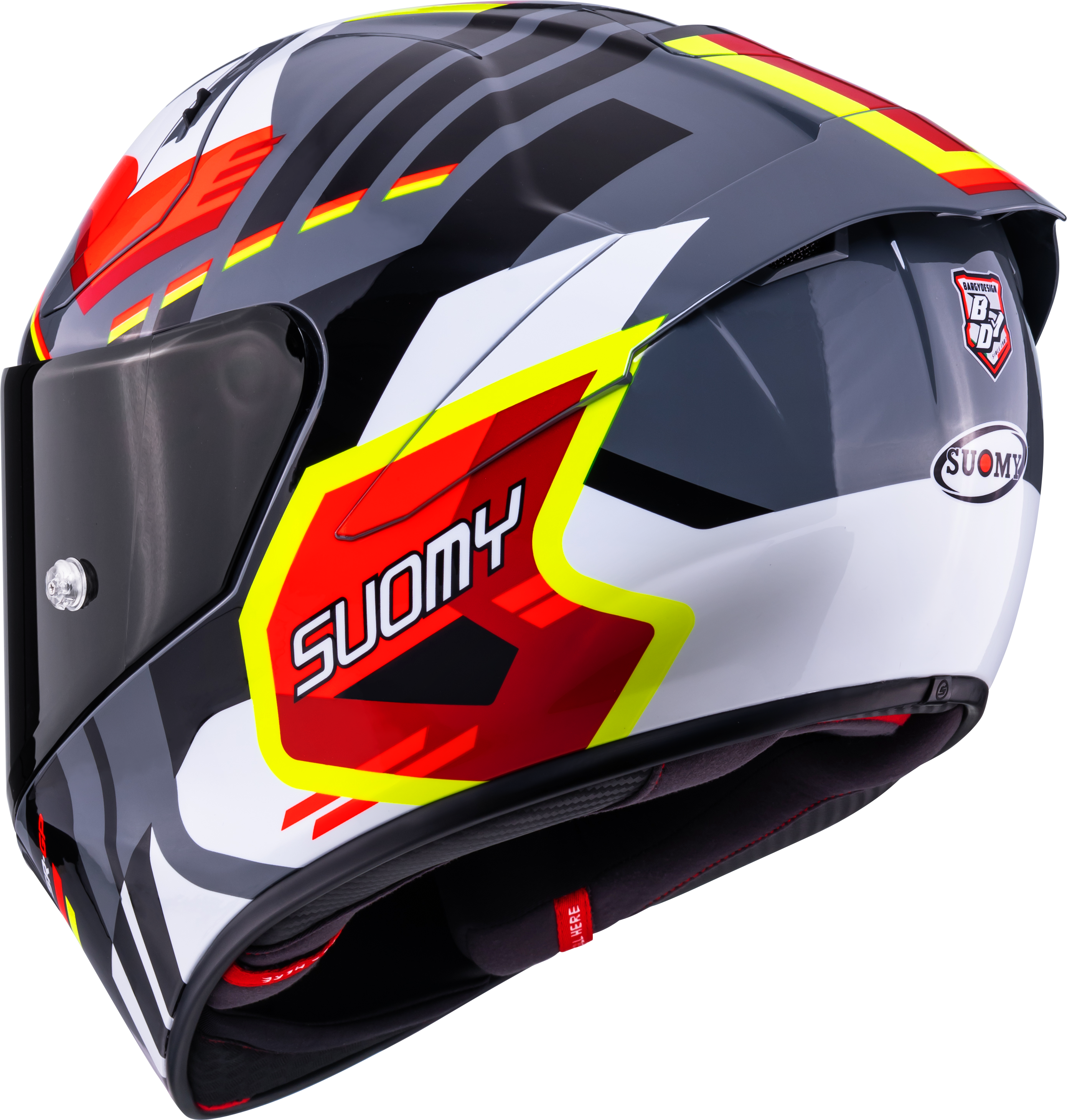 Suomy SR-GP Evo Helm Infrared Weiß/Schwarz/Rot K6S20024