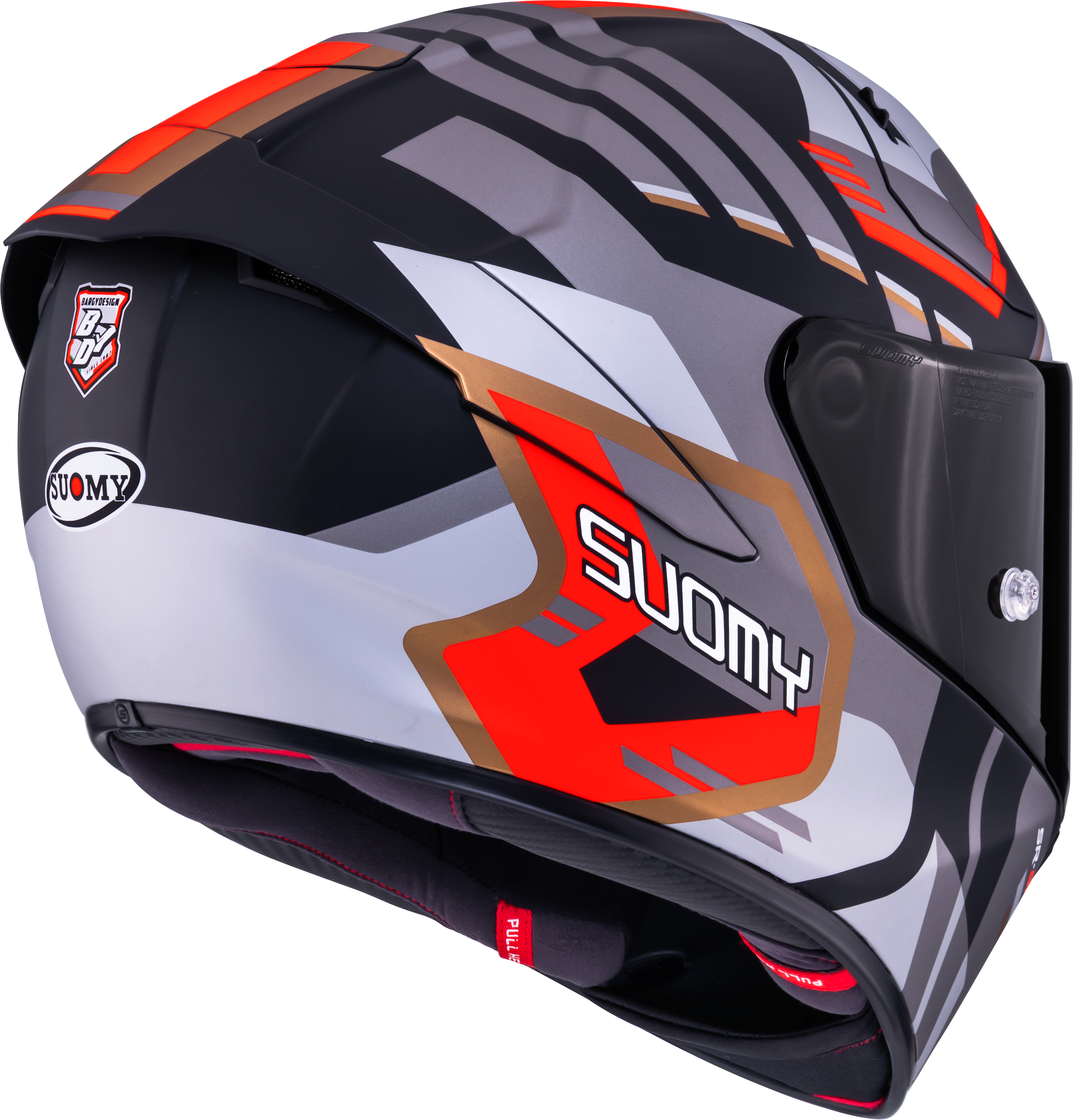 Suomy SR-GP Evo Helm Infrared Matt Grau/Rot/Schwarz K6S20025