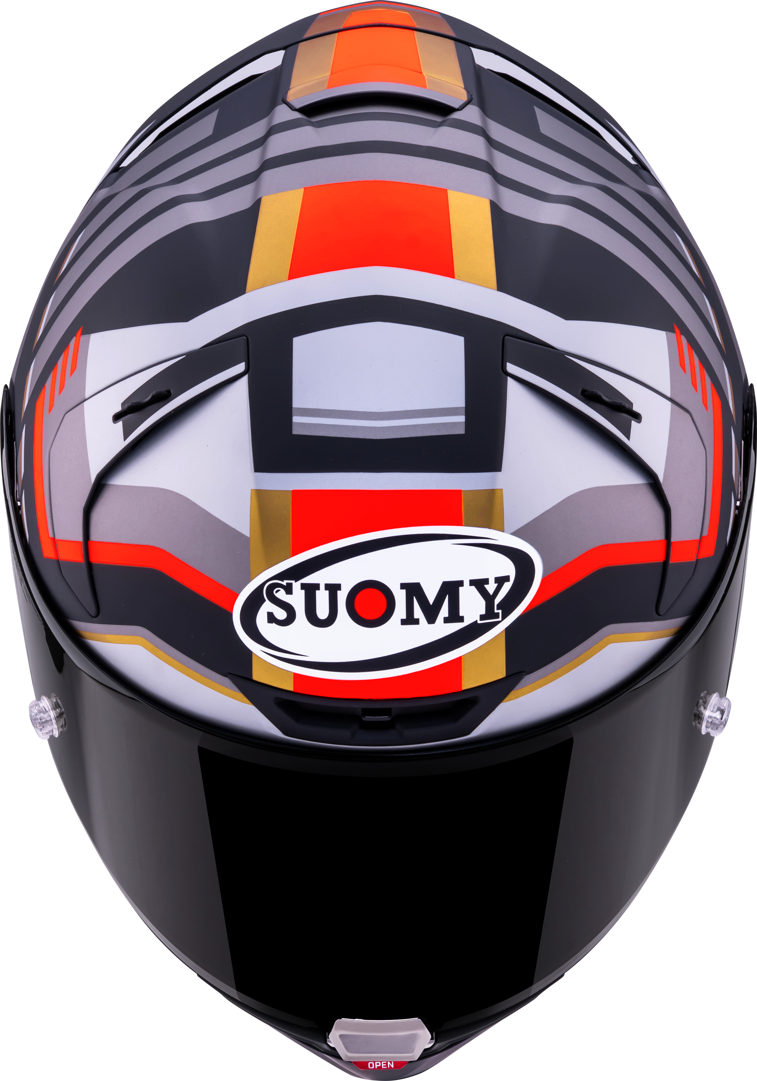 Suomy SR-GP Evo Helm Infrared Matt Grau/Rot/Schwarz K6S20025
