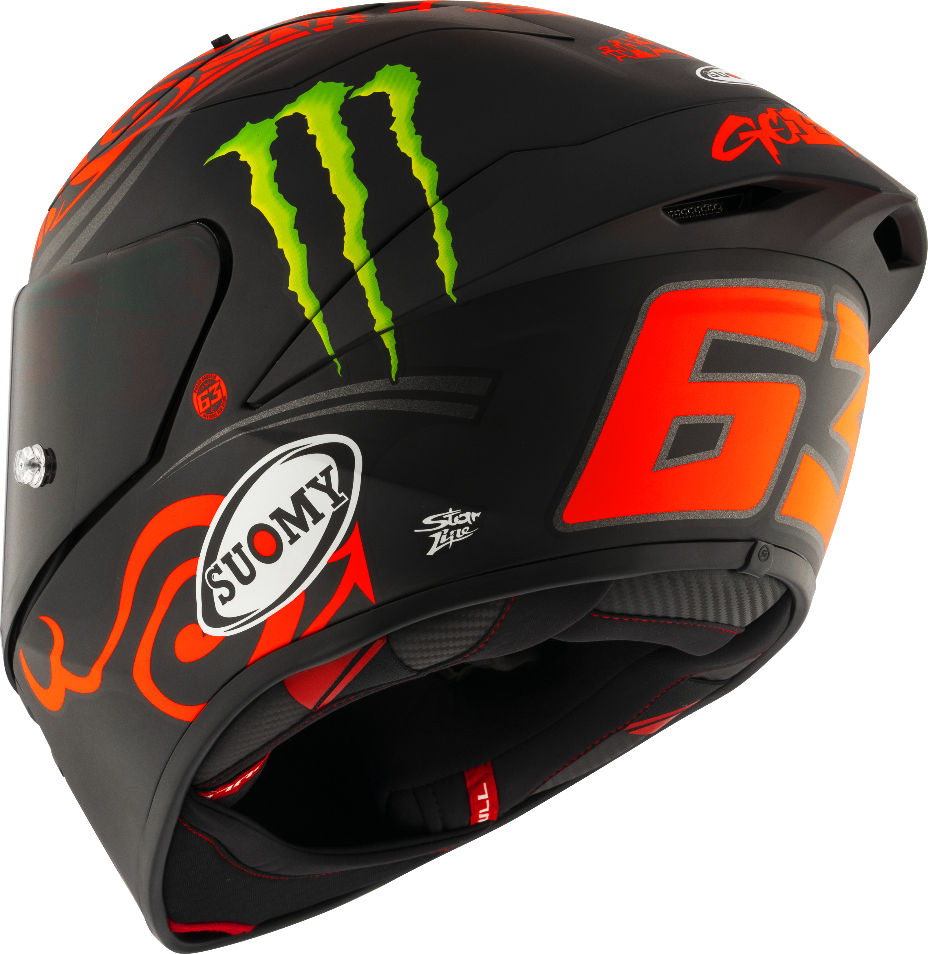Suomy S1-XR GP Helm Francesco Pecco Bagnaia Monster Replica 2024 K6SX0013
