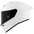 Suomy S1-XR GP Helm Plain White Glossy K6SX00W3