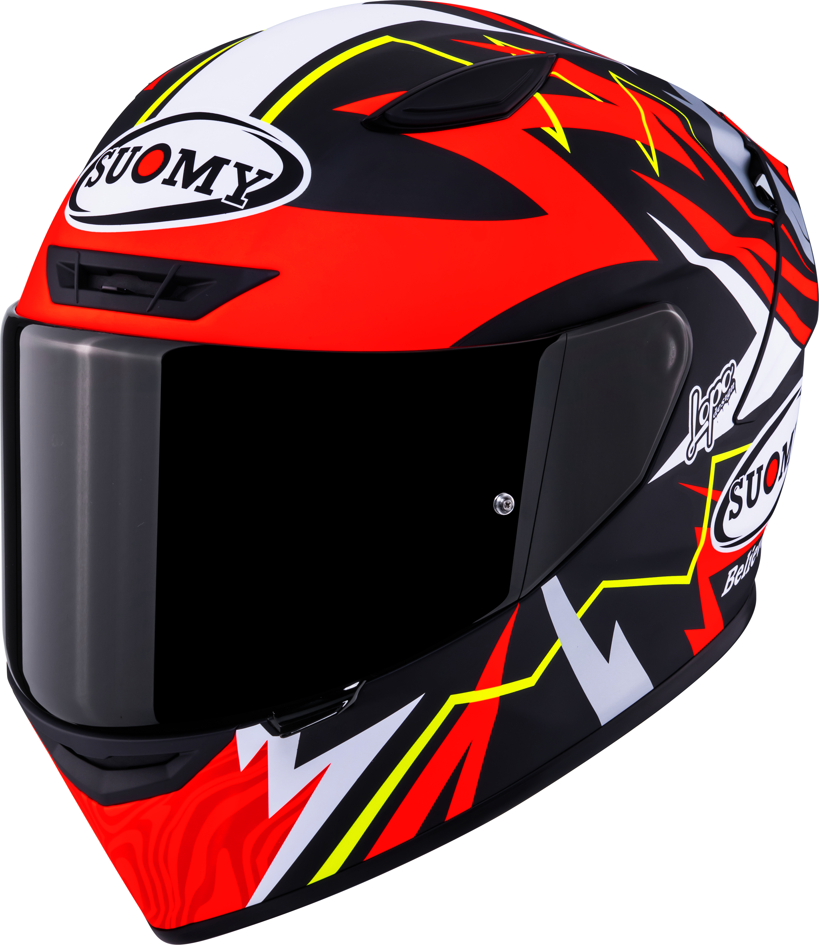Suomy Track-1 Helm Matt Rot Sam Lowes Replica 2025 K6T10020