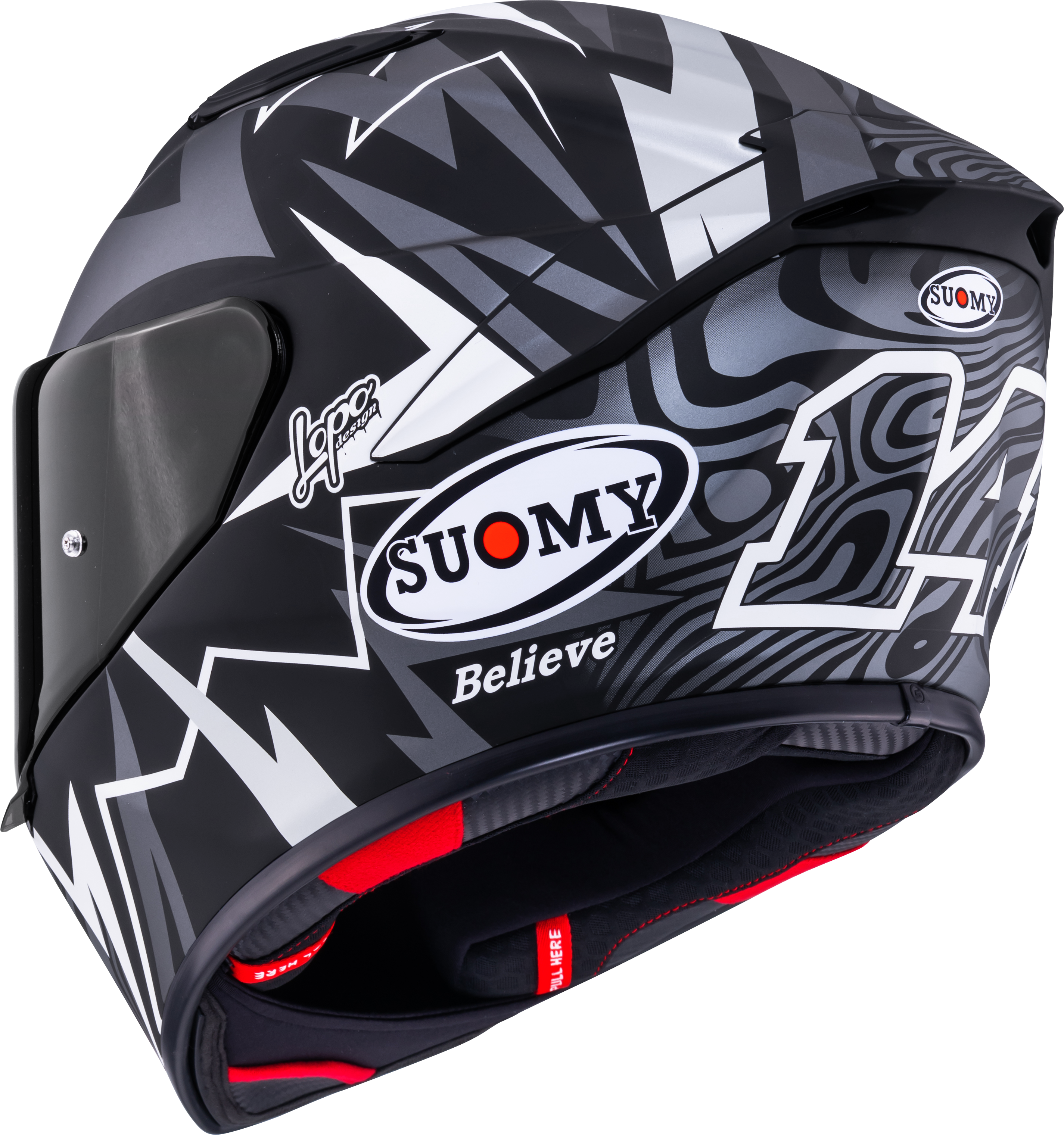 Suomy Track-1 Helm Matt Sam Lowes Replica 2025 Winter Edition K6T10021