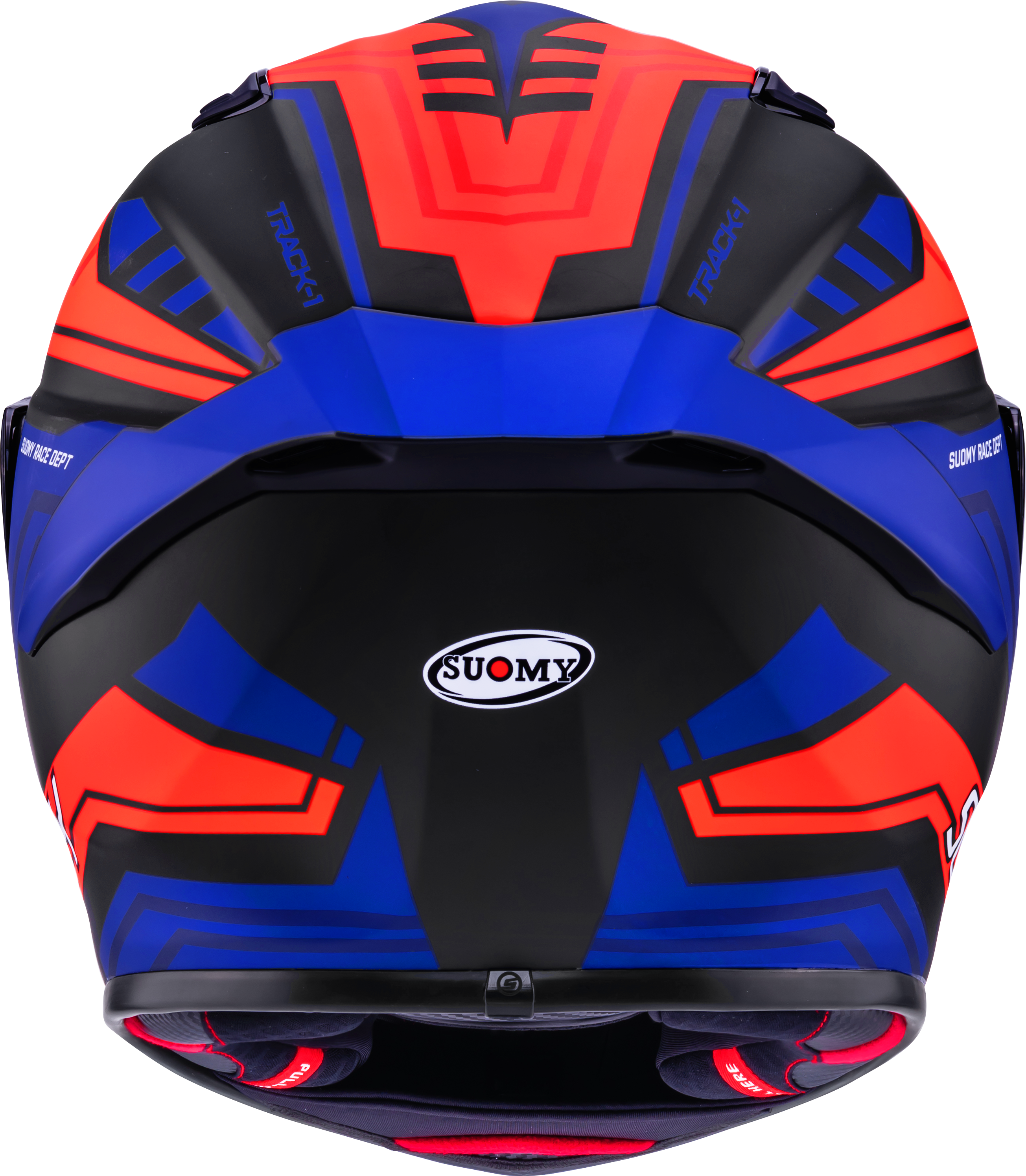 Suomy Track-1 Helm Framework Matt Schwarz/Rot/Blau K6T10024