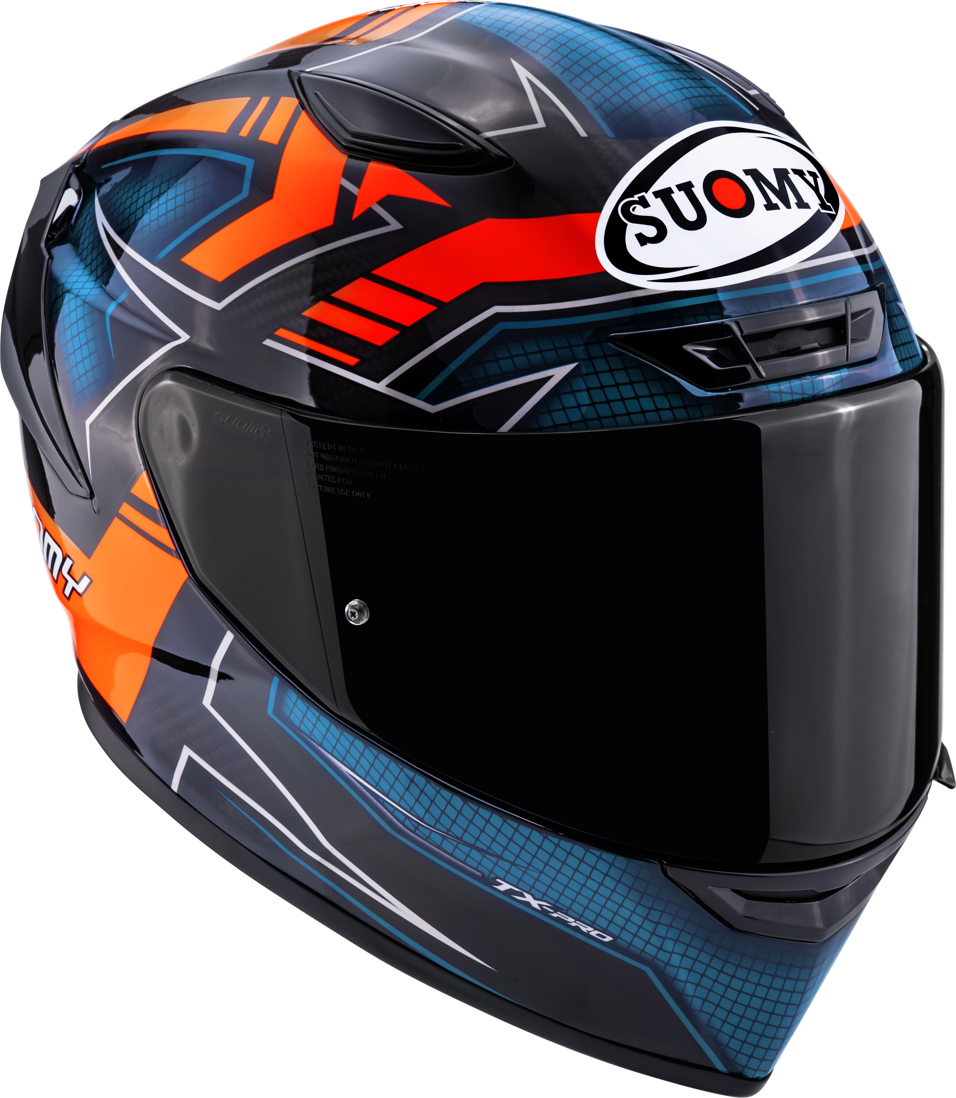 Suomy TX-Pro Helm Flawless Orange K6TX0015