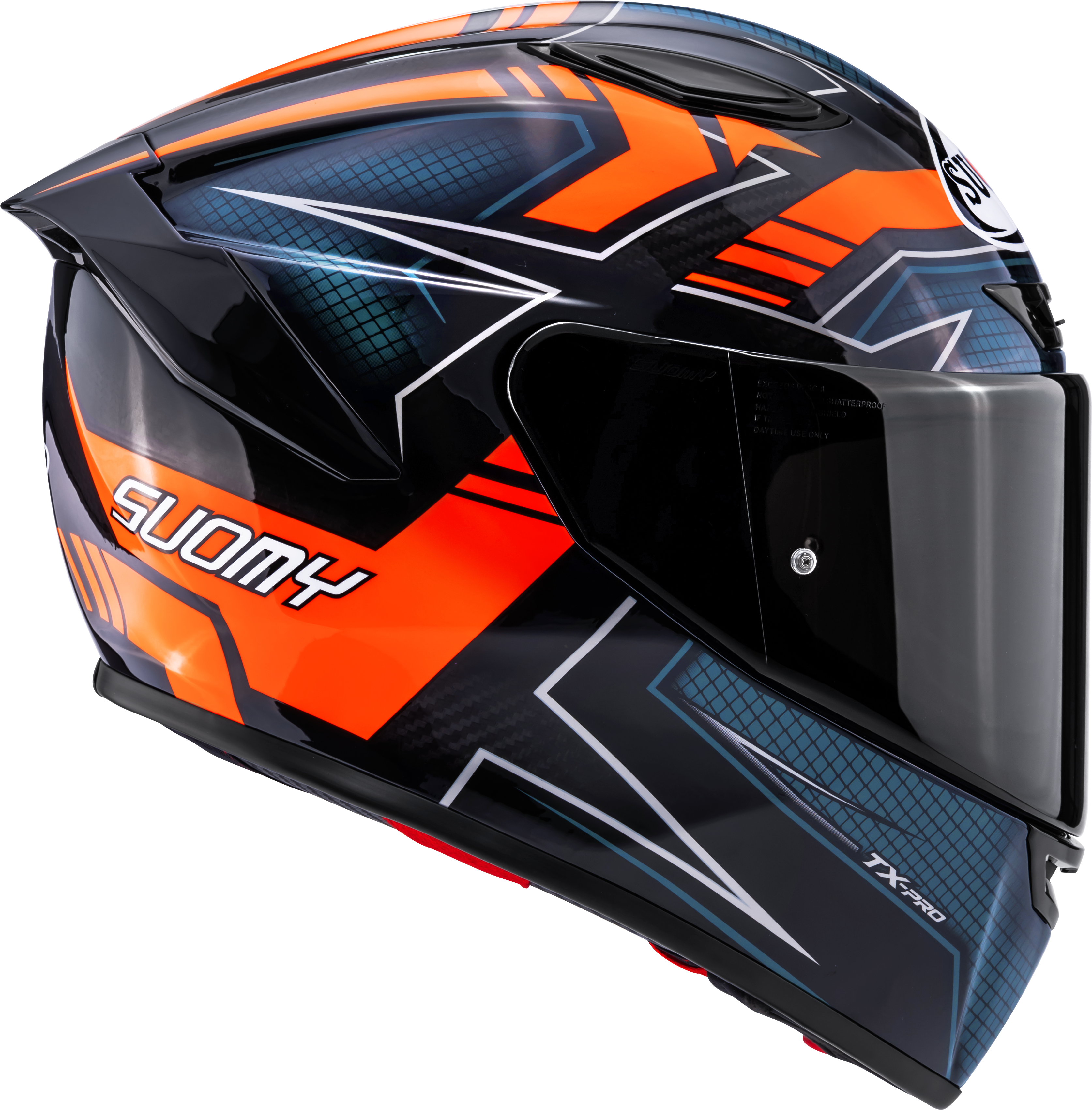 Suomy TX-Pro Helm Flawless Orange K6TX0015