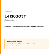 Akrapovic Zwischenrohr L-H10SO3T — Platzhalter, kein Herstellerfoto verfügbar