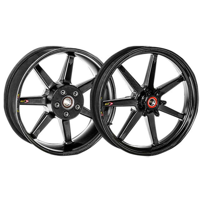 BST MAMBA 7 TEK Carbon Felgen Set Aprilia RSV4/RR/1100 Factory (21-26)