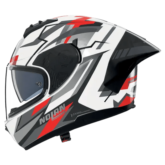 Nolan N60-6 Sport Helm Corsa Weiß / Schwarz / Rot / Metall-Finish 356