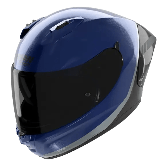 Nolan N60-6 Sport Helm Verniciatura Speciale Tiefblau / Schwarz / Silber 346