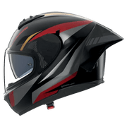 Nolan N60-6 Sport Helm Lesmo Schwarz / Rote / Anthrazit / Goldene Metalloberflächen Finish 353