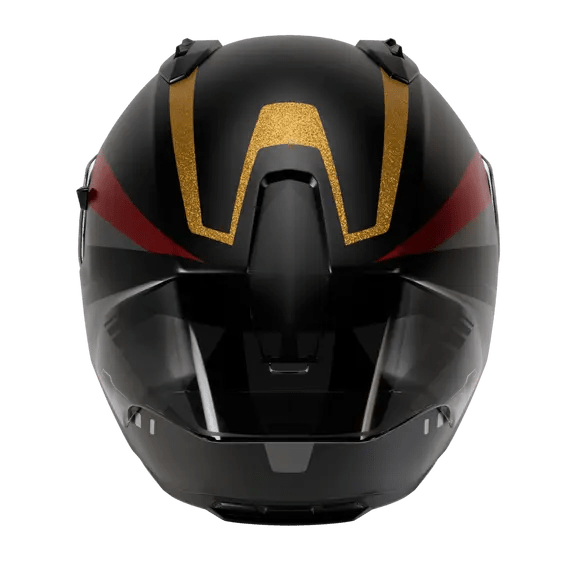 Nolan N60-6 Sport Helm Lesmo Schwarz / Rote / Anthrazit / Goldene Metalloberflächen Finish 353