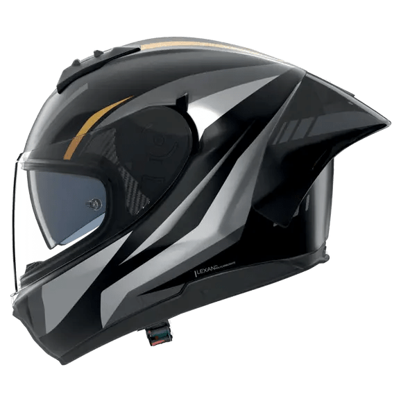 Nolan N60-6 Sport Helm Lesmo Schwarz / Grau / Anthrazit / Gold / Metall-Finish 354