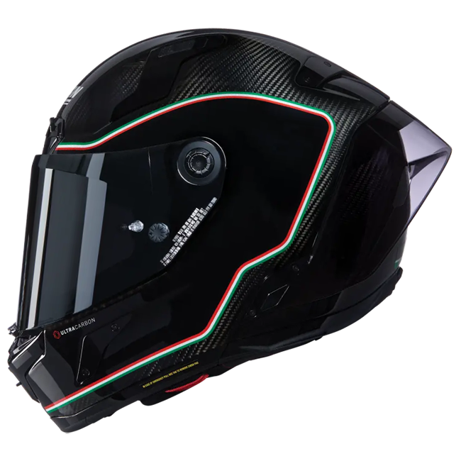 Nolan X-804 RS Helm Ultra Carbon Schwarz/Italia Asso di Picche 341