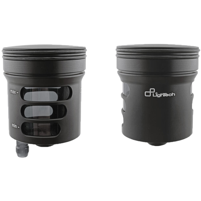 LighTech Brems- & Kupplungs-Ölbehälter 30 cm³ – CNC Aluminium, farbig | Universal Reservoir für Motorräder