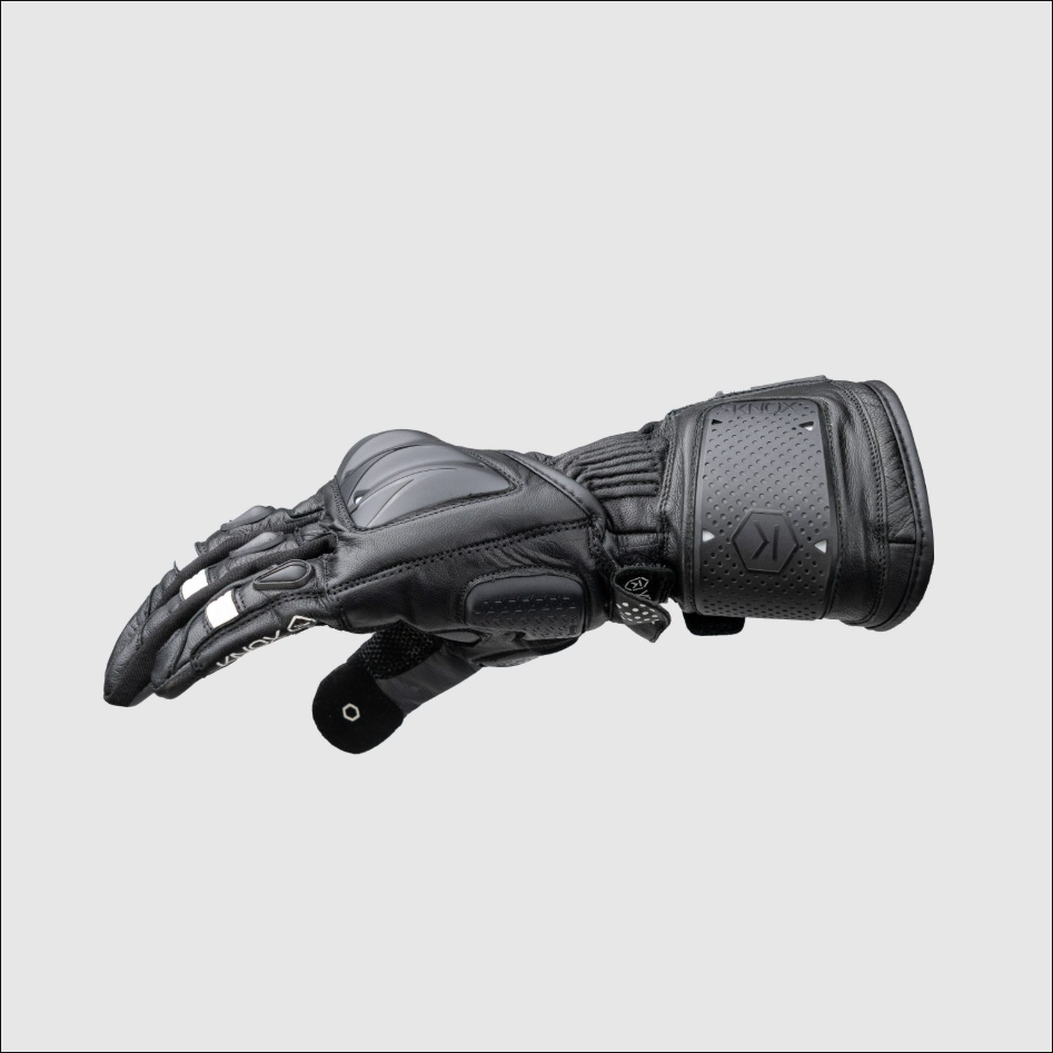 Knox Oulton MK2 Sport Lederhandschuhe | Herren | Schwarz/Weiß | 1011352160050