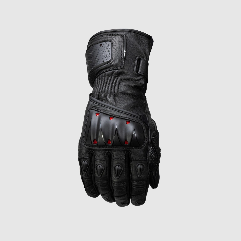 Knox Oulton MK2 Sport Lederhandschuhe | Herren | Schwarz/Rot | 1011352110030