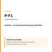 Akrapovic Zylinderkopfflansch P-F1 — Platzhalter, kein Herstellerfoto verfügbar