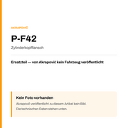 Akrapovic Zylinderkopfflansch P-F42 — Platzhalter, kein Herstellerfoto verfügbar