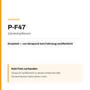 Akrapovic Zylinderkopfflansch P-F47 — Platzhalter, kein Herstellerfoto verfügbar