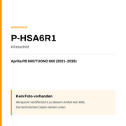 Akrapovic Hitzeschild Aprilia RS 660 / TUONO 660 (21-26) P-HSA6R1 — Platzhalter, kein Herstellerfoto verfügbar