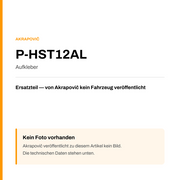 Akrapovic Aufkleber P-HST12AL — Platzhalter, kein Herstellerfoto verfügbar