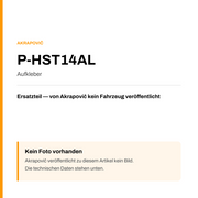 Akrapovic Aufkleber P-HST14AL — Platzhalter, kein Herstellerfoto verfügbar