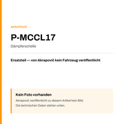 Akrapovic Dämpferschelle P-MCCL17 — Platzhalter, kein Herstellerfoto verfügbar