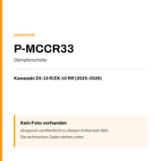 Akrapovic Dämpferschelle Kawasaki ZX-10 R / ZX-10 RR (25-26) P-MCCR33 — Platzhalter, kein Herstellerfoto verfügbar