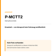 Akrapovic Dämpferschelle P-MCTT2 — Platzhalter, kein Herstellerfoto verfügbar