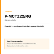 Akrapovic Dämpferschelle P-MCTZ22/RG — Platzhalter, kein Herstellerfoto verfügbar