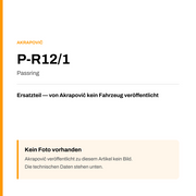 Akrapovic Passring P-R12/1 — Platzhalter, kein Herstellerfoto verfügbar