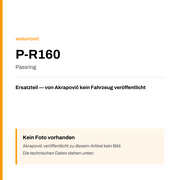 Akrapovic Passring P-R160 — Platzhalter, kein Herstellerfoto verfügbar
