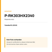 Akrapovic Reparatursatz Yamaha R1 (19-19) P-RK303HX2340 — Platzhalter, kein Herstellerfoto verfügbar