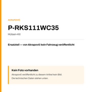 Akrapovic Hülsen-Kit P-RKS111WC35 — Platzhalter, kein Herstellerfoto verfügbar