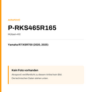 Akrapovic Hülsen-Kit Yamaha R7 / XSR700 (20-25) P-RKS465R165 — Platzhalter, kein Herstellerfoto verfügbar