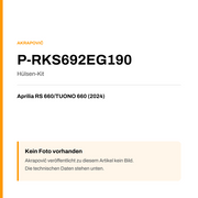Akrapovic Hülsen-Kit Aprilia RS 660 / TUONO 660 (24-24) P-RKS692EG190 — Platzhalter, kein Herstellerfoto verfügbar