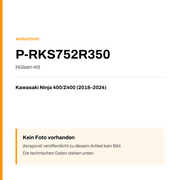 Akrapovic Hülsen-Kit Kawasaki Ninja 400 / Z400 (18-24) P-RKS752R350 — Platzhalter, kein Herstellerfoto verfügbar