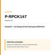 Akrapovic Repack-Kit P-RPCK147 — Platzhalter, kein Herstellerfoto verfügbar
