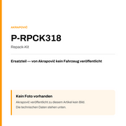 Akrapovic Repack-Kit P-RPCK318 — Platzhalter, kein Herstellerfoto verfügbar
