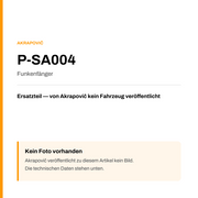 Akrapovic Funkenfänger P-SA004 — Platzhalter, kein Herstellerfoto verfügbar