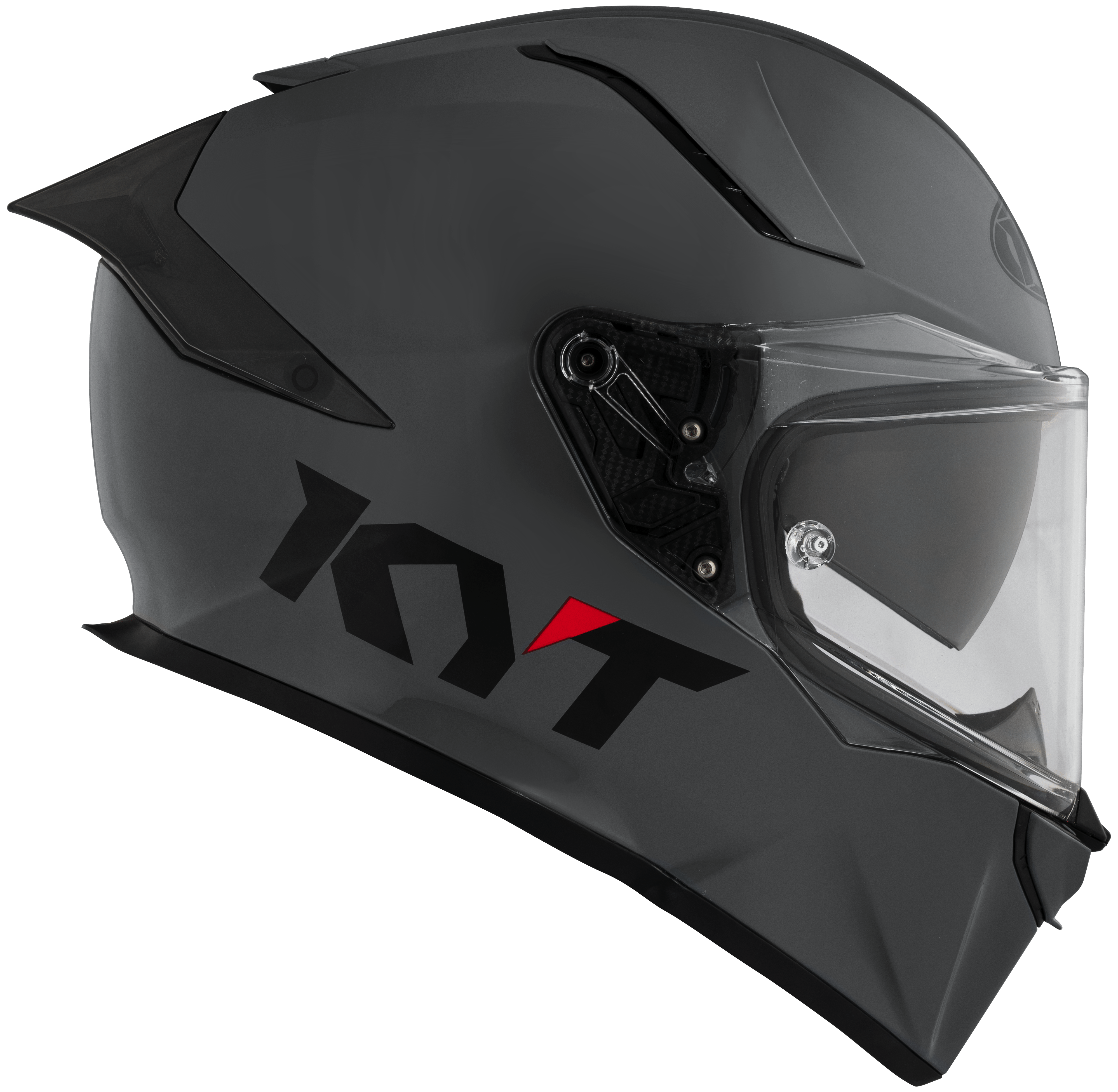 KYT R2R Helm Plain Grau Y6R200W1