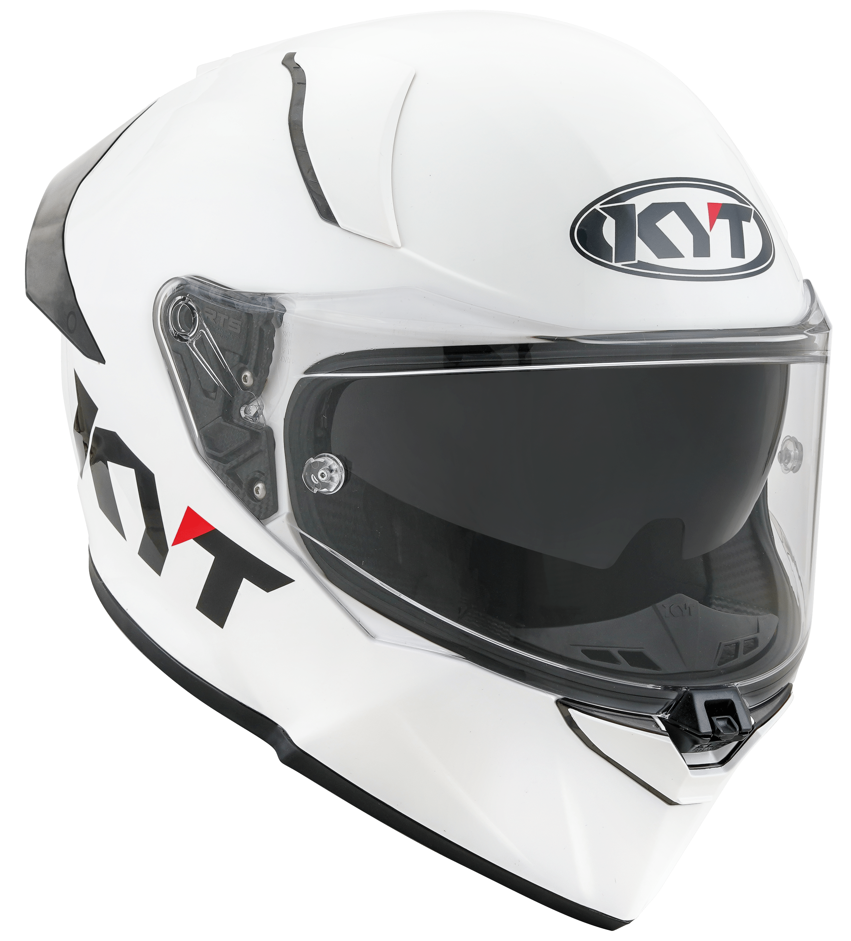 KYT R2R Helm Plain Weiß Y6R200W3