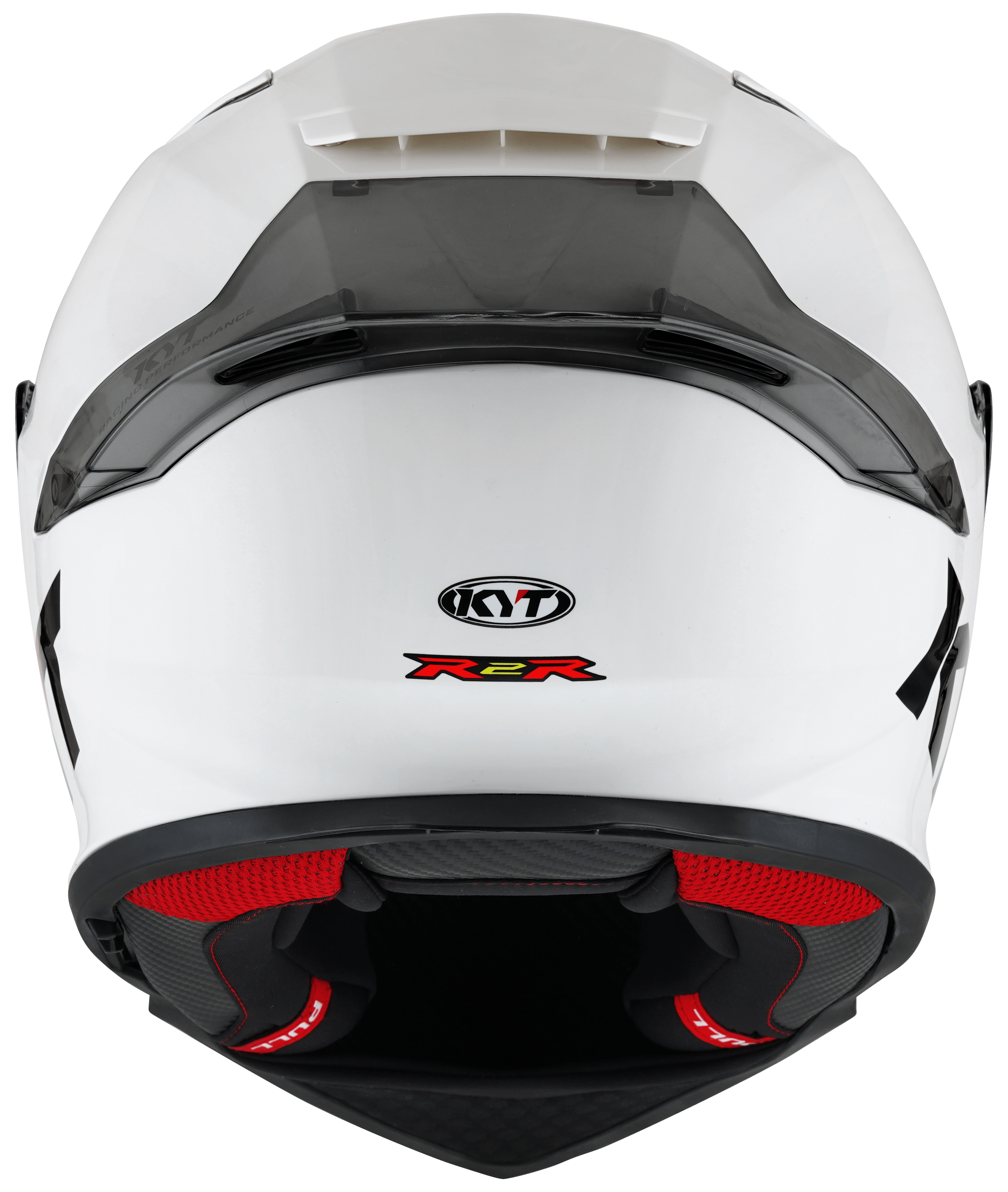 KYT R2R Helm Plain Weiß Y6R200W3