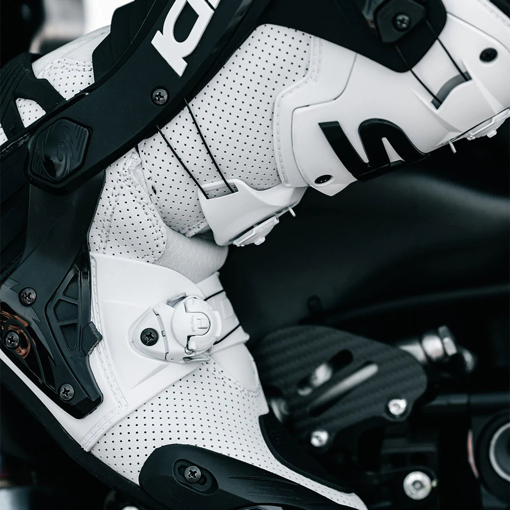 Sidi Rex Air Motorradstiefel Weiß/Schwarz 203
