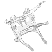 Aluminium Instrumentenhalter "SBK" Ducati Panigale V4/S/R (18-24) Pierobon