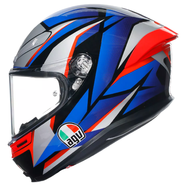 AGV K6 S Helm Slashcut Schwarz/Blau/Rot | 2118395001015